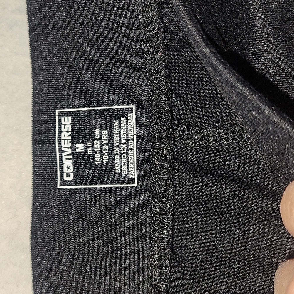 Converse All Star Black Canvas Leggings - Picture 3 of 3